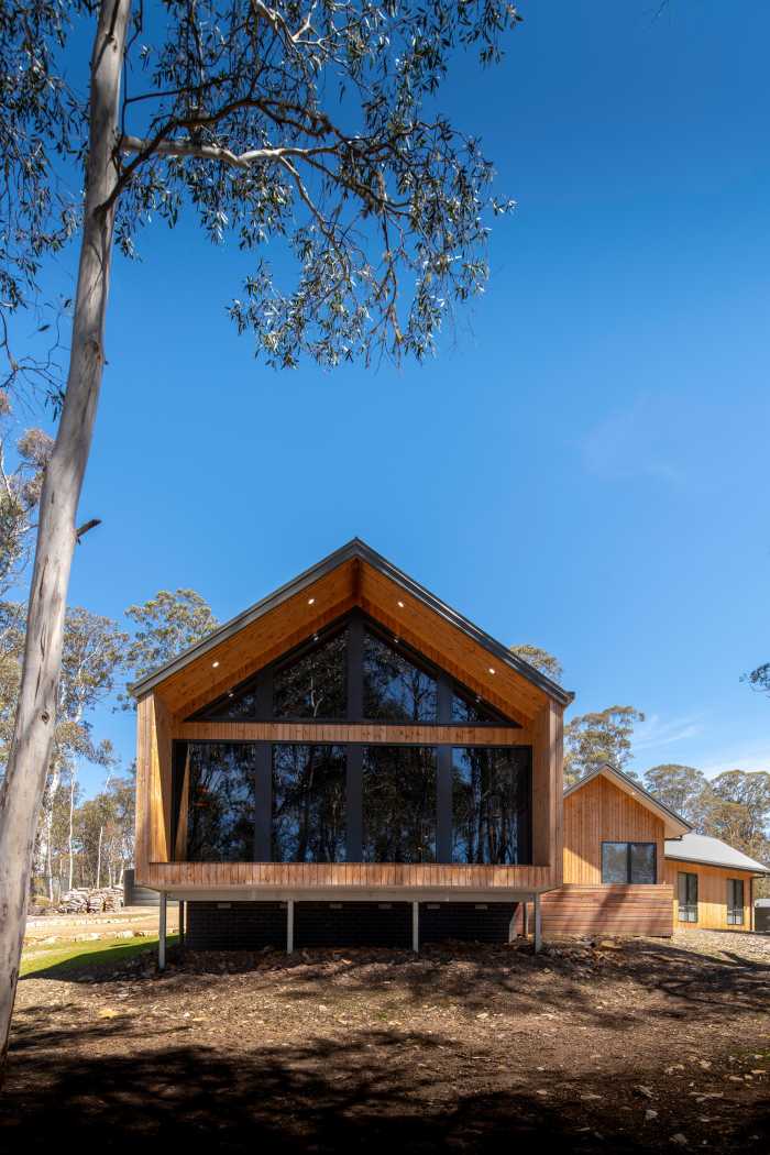 Cantilevered Lunawood and Dargavel windows